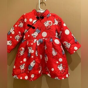 Peppa Pig Size 5 Winter Dress